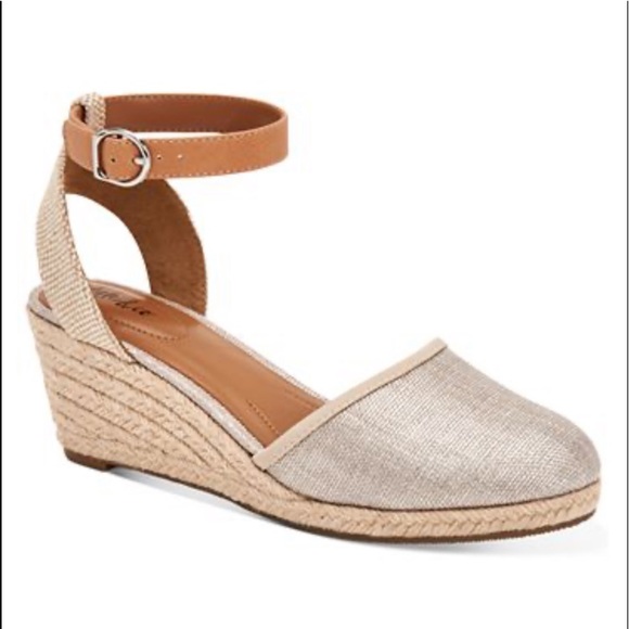 Style & Co. Shoes - - Style &Co Mailena Wedge Espadrille Sandals